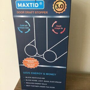 MAXTID Under Door Draft Stopper Cold Air Blocker -32”-38” Doors Seal Gap Bottom